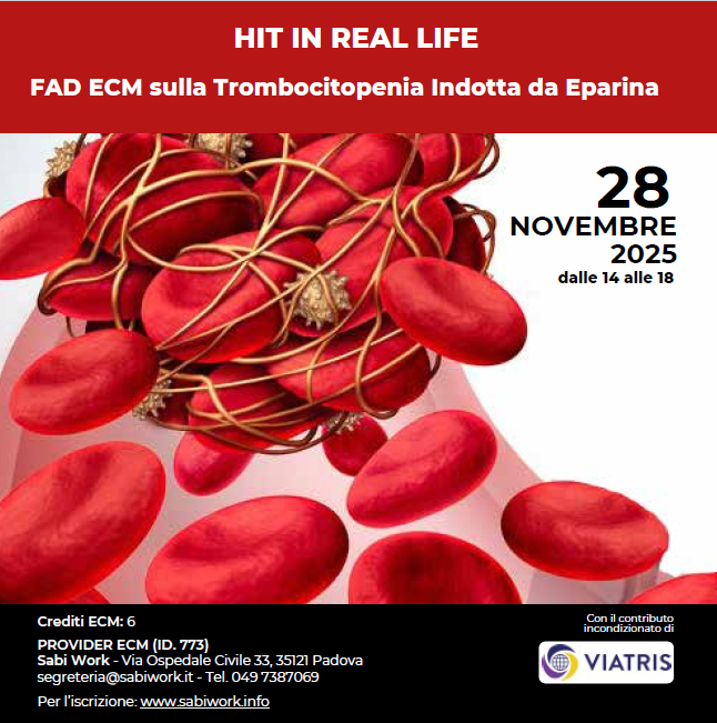 Hit in real life - Corso ECM sulla Trombocitopenia Indotta da Eparina